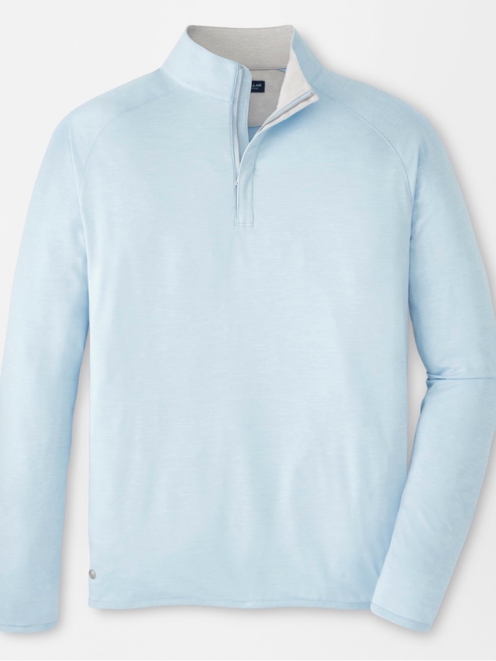 Peter Millar Stealth Performance QuarterZip NWT Small Blue Frost